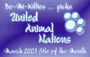 United Animal Nations - March 2003 'Site of the Month'