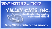 Valley Cats Inc. - May and June 2003 'Site of the Month'