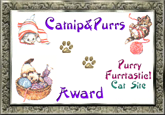 Catnip Purrs Purry Furrtastic Catsite Award