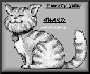 Purrty Site Award